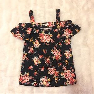 Ultra Flirt Women’s Junior’s off-Shoulder Top